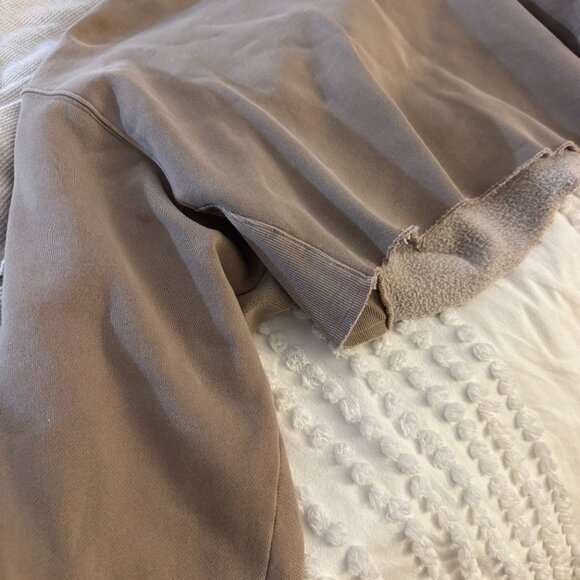 Aritzia Cropped Nude Sweater - Picture 3 of 5